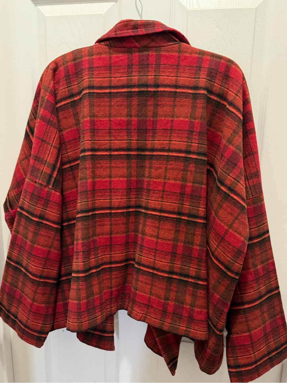 Ivan Grundahl Copenhagen Red Plaid Wool Jacket size 38 - Picture 3 of 4